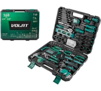 Набор инструментов ВОЛАТ, 1/4", 3/8", 6 граней, 168 предметов 19610-168 ЦЗ-2800518300