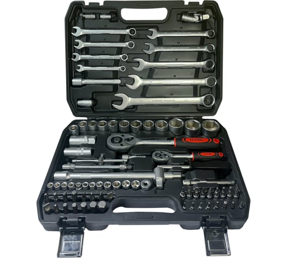 Набор ручного инструмента Nord Stern Basic 82 предметов 24 зубца CR-V NS-HTB0082EL