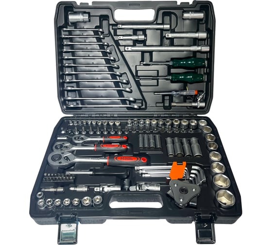 Набор ручного инструмента Nord Stern Basic 121 предмет 24 зубца CR-V NS-HTB0121EL