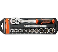 Трещотка 1/2 с набором головок KINGQUEEN 12 пред, 72 зуба, WIB-192