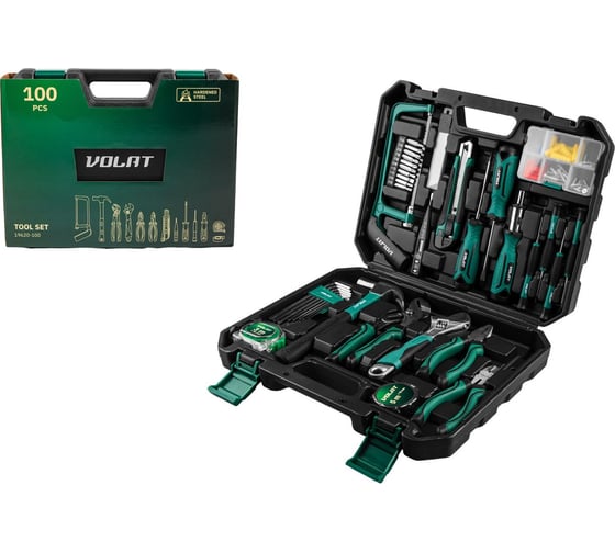 Набор инструментов ВОЛАТ 100 пр. ЦЗ-5793771270