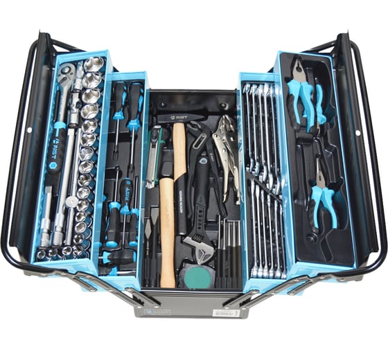 Набор инструмента AIST PRO 66 предметов, в раздвижном металлическом ящике 0-941066-1 00-00026679