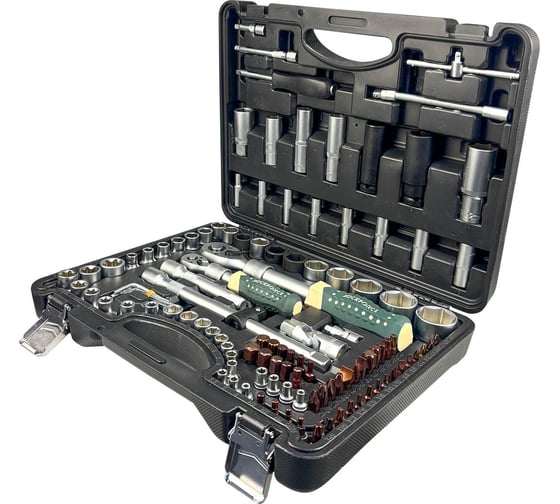 Набор инструментов Rockforce RF LIGHT-41082-5L(66755) 108+6 предметов 1/4 1/2 6гр.