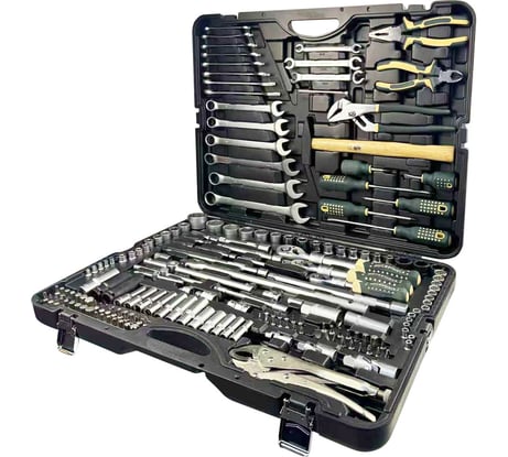 Набор инструментов Rockforce RF LIGHT-41802-5L(66662) 180 предметов 1/4, 3/8, 1/2 (6гр.)