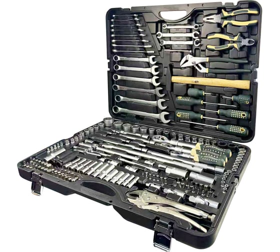 Набор инструментов Rockforce RF LIGHT-41802-5L(66662) 180 предметов 1/4, 3/8, 1/2 (6гр.)