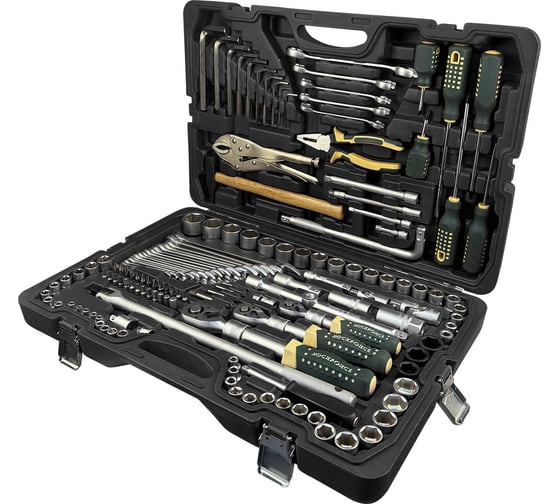 Набор инструментов Rockforce RF LIGHT-41421-5L 142+4 предмета 1/4, 3/8, 1/2 (6гр.) 66660