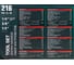 Набор инструментов Rockforce RF LIGHT-38841L(66663) 216 предметов 1/4, 3/8, 1/2 (6гр.) 22