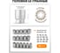 Набор инструментов FORSTIME 22 предмета 3/4, 12 граней FT-6221-9(59581) 3