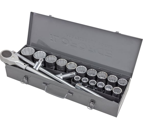 Набор инструментов iLOFORCE 21 предмет, 3/4, 12 граней IF-6212-9(59577)