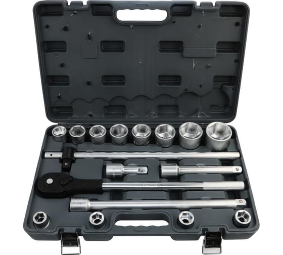 Набор торцевых головок GARWIN 3/4", 6 гр., 19-50 мм, 17 пр. 643550