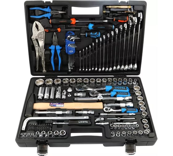 Набор инструмента Licota 1/4, 3/8, 1/2, 131 предмет ALK-8022F