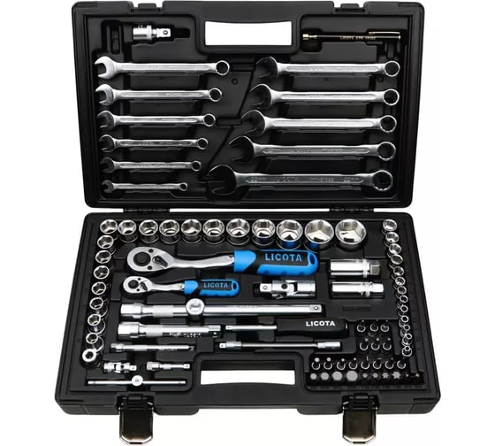 Набор инструмента Licota 1/4 и 1/2, 83 предмета ALK-8015F