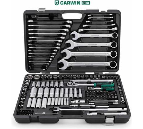 Набор ручных инструментов GARWIN 1/4 и 1/2 6 гр. 169 предметов 641150