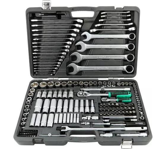 Набор ручных инструментов GARWIN 1/4 и 1/2 6 гр. 169 предметов 641150