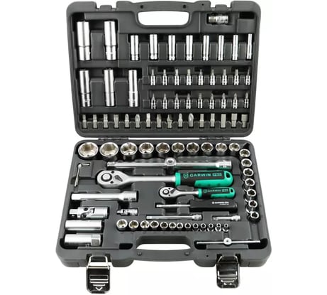 Набор ручных инструментов GARWIN 1/4 и 1/2, 94 предмета GTK-0103094