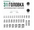 Набор ручных инструментов GARWIN 1/4 и 1/2 6 гр. 89 предметов 641045 4