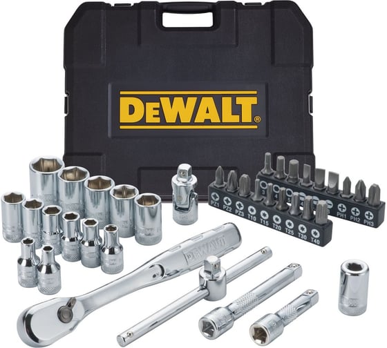 Набор бит и торцевых головок Dewalt 37 шт., в кейсе DWMT19238-1