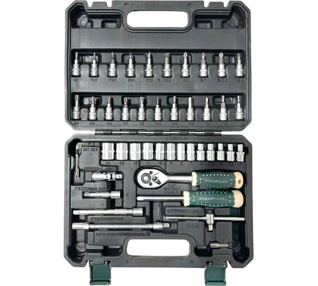 Набор инструментов Rockforce 46 предметов 1/4 6гр RF LIGHT-2462-5(67591)