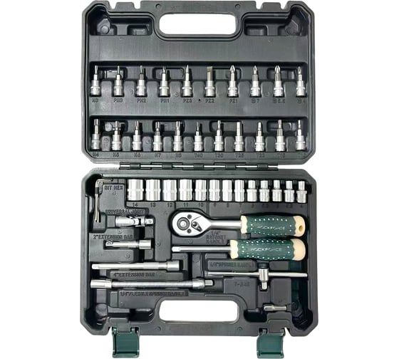 Набор инструментов Rockforce 46 предметов 1/4 6гр RF LIGHT-2462-5(67591)