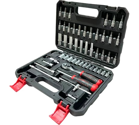 Набор инструментов Forcekraft 53 предмета 1/4 6гр FK LIGHT-2531-5(67596)