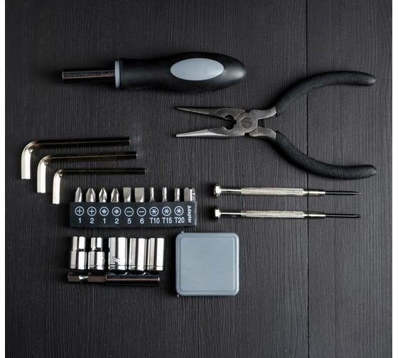 Набор инструментов СИМАЛЕНД в колесе "Need for tools", 24 предмета 5065944 1