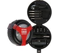 Набор инструментов TUNDRA, подарочный пластиковый кейс "Колесо", 20 предметов 7379034