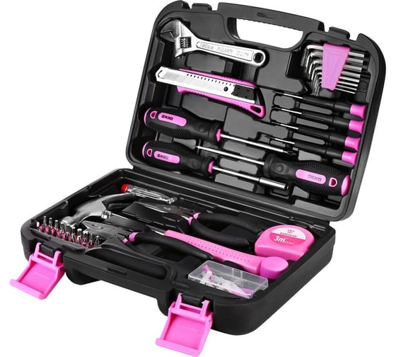 Набор инструментов для дома DEKO TZ100 PINK 100шт. 065-0340