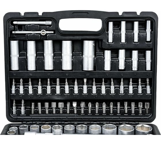 Набор инструментов MAXPILER 108 предметов 1/4 ,1/2. 6-гранные 4-32 мм MXT-108-SET