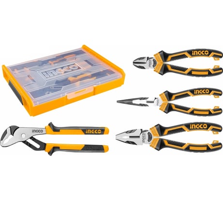Набор плоскогубцев INGCO INDUSTRIAL 4 шт. HKTV01P042