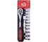 Набор головок 6 гранных REDMARK 1/2 c трещеткой Dr 12 предметов (10-24 mm) RM80551 1
