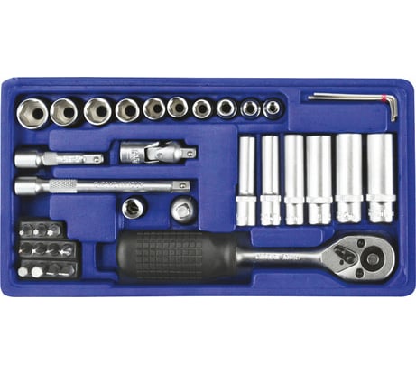 Набор инструментов Alca 37 ед. Cr-V Blue 413100