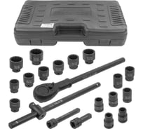 Набор головок ударных Rockforce глубоких, 21 предмет, 3/4" 12-гранных RF-6213-9MPB