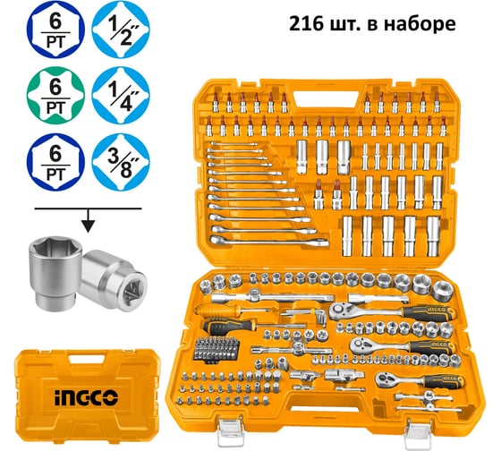 Набор инструмента INGCO HKTHP22161
