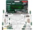 Набор инструментов Rockforce 142+4пр. 1/4'', 3/8'', 1/2''(6гр.) RF LIGHT-41421-5LDS(67055) 2