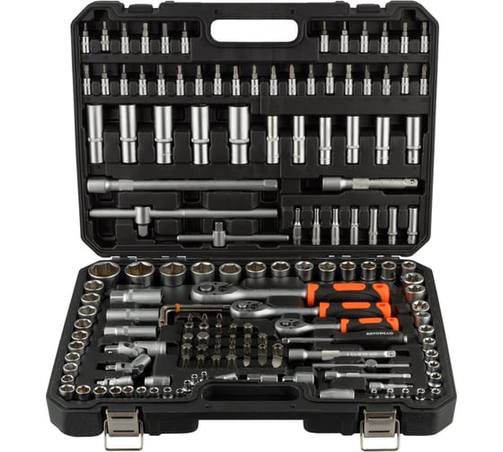 Набор инструмента Автоdело 151пр, 1/2DR 3/8DR 1/4DR 39915 17457