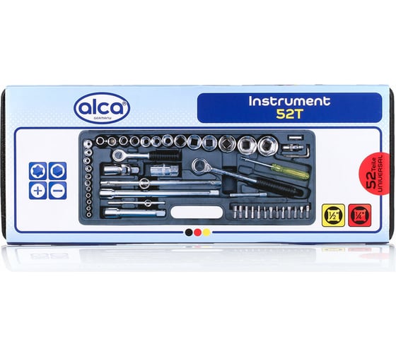 Набор инструментов Alca 52 ед. Black 409000