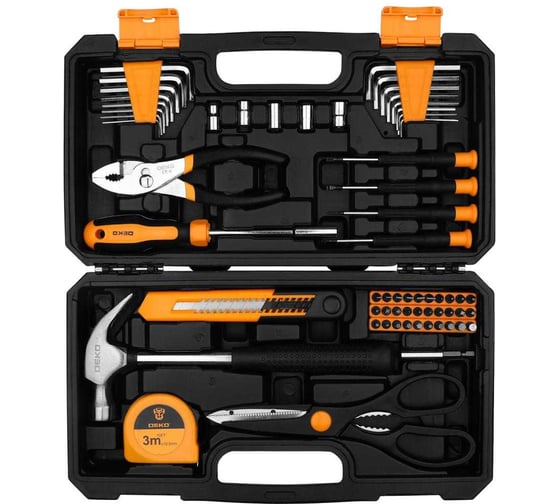 Набор инструментов для дома DEKO DKAT62 PRO (62шт.) 081-2069