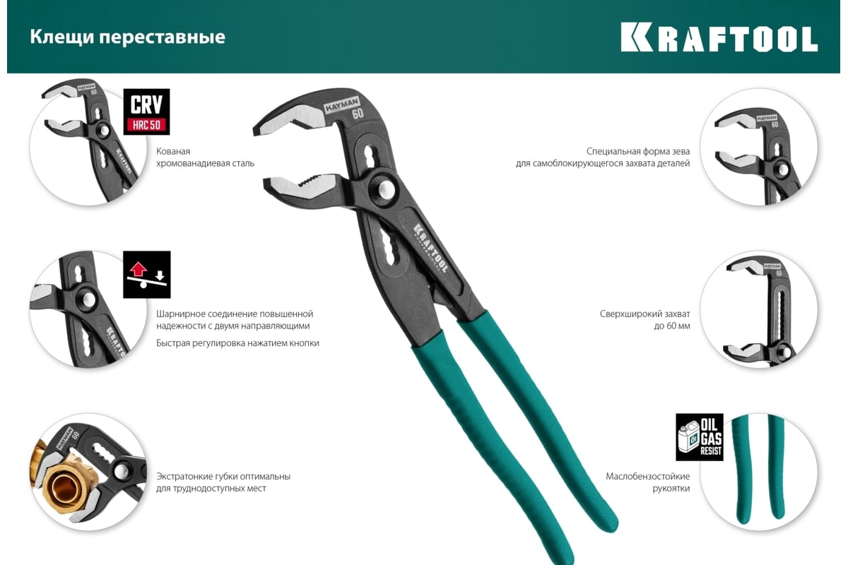Набор губцевого инструмента KRAFTOOL 4 шт 22012 - выгодная цена, отзывы ...