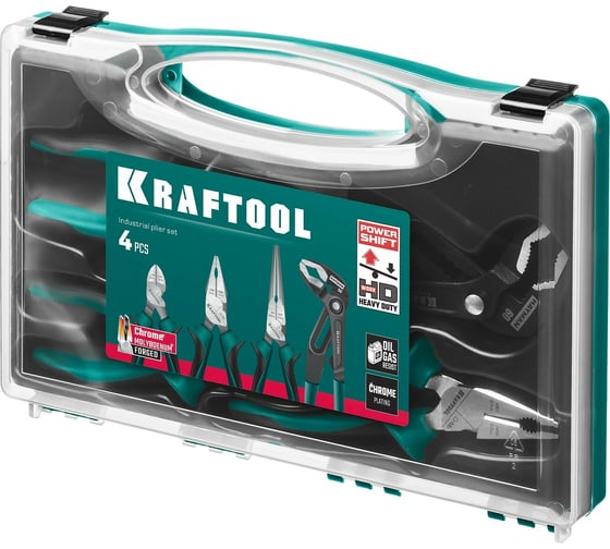 Набор губцевого инструмента KRAFTOOL 4 шт 22012 - выгодная цена, отзывы ...