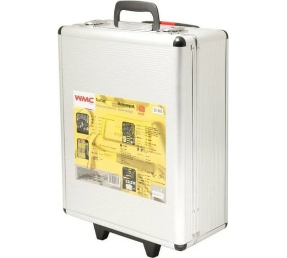 Набор инструментов WMC TOOLS 1400пр.1, 2''(6-гр.), ''Дорожный кейс'' 49807  301400