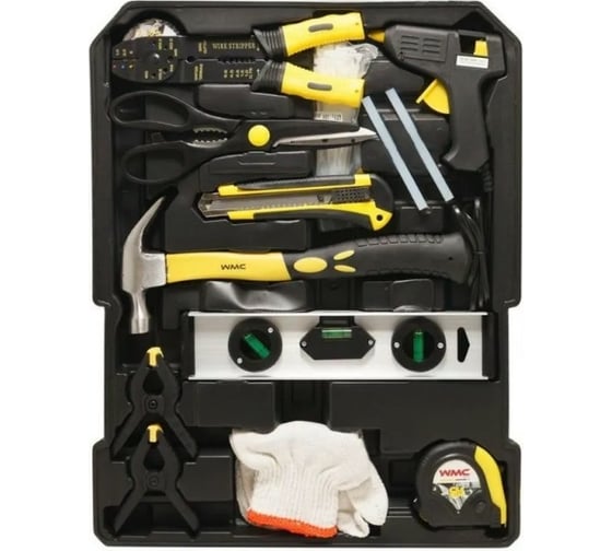 Набор инструментов WMC TOOLS 1400пр.1, 2''(6-гр.), ''Дорожный кейс'' 49807  301400