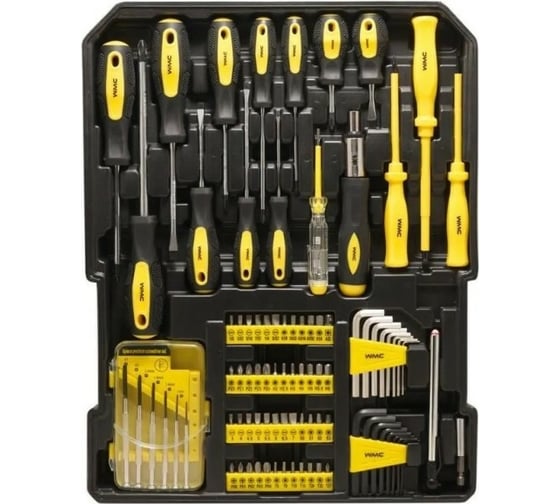 Набор инструментов WMC TOOLS 1400пр.1, 2''(6-гр.), ''Дорожный кейс'' 49807  301400