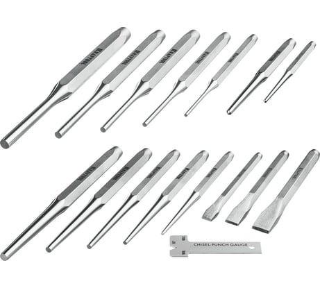 Набор зубил и кернеров KRAFTOOL Grand-15 15 предметов 21075-H15