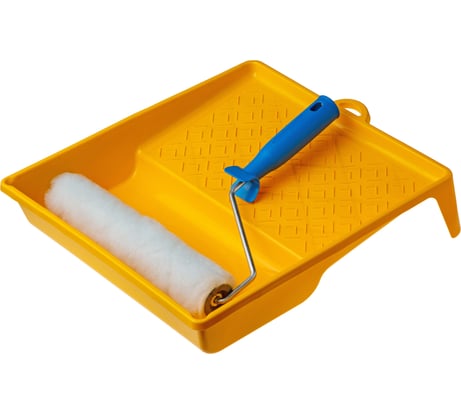 Набор универсальный Акор, валик с роликом-макси 250 мм, искусственный мех; ванночка 1,3 л, Стандарт 902 02 240