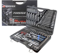 Набор инструментов Forsage 216пр. 1/4", 3/8", 1/2" 6гр. 4-32мм F-38841/Premium/(16625)