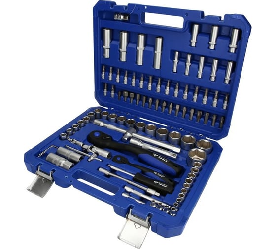 Комплект торцевых ключей Brilliant Tools, 94 шт, 1/4", 1/2" BT023094