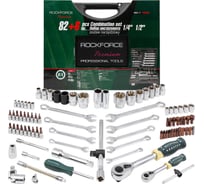 Набор инструмента Rockforce 1/2, 1/4 DR 6-гранный, 82пр + 6пр. RF-4821-7Premium(49894)