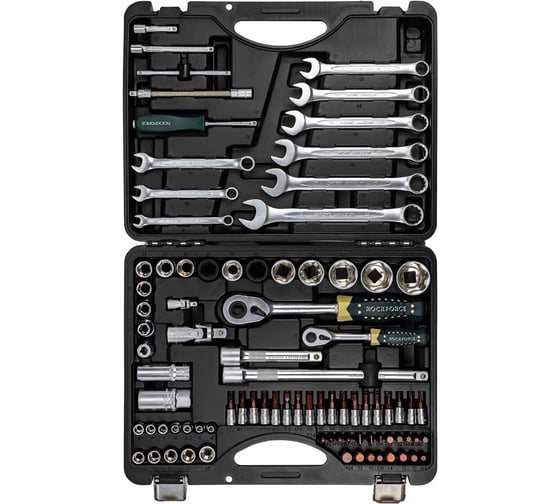 Набор инструментов Rockforce 1/2 & 1/4 DR 6-гранный 82 предмета + 6 предметов RF-4821-7Premium(49894) RF-4821-7 Premium(49894)