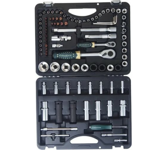 Набор инструментов Rockforce 1/2, 1/4 DR 94 + 6 предметов RF-4941-7 Premium(49893) 1