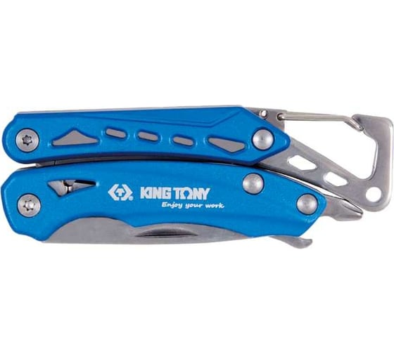 Набор торцевых головок KING TONY 1/4", шестигранные, 4-14 мм, 55 предметов, в комплекте мультитул M2553MRV01